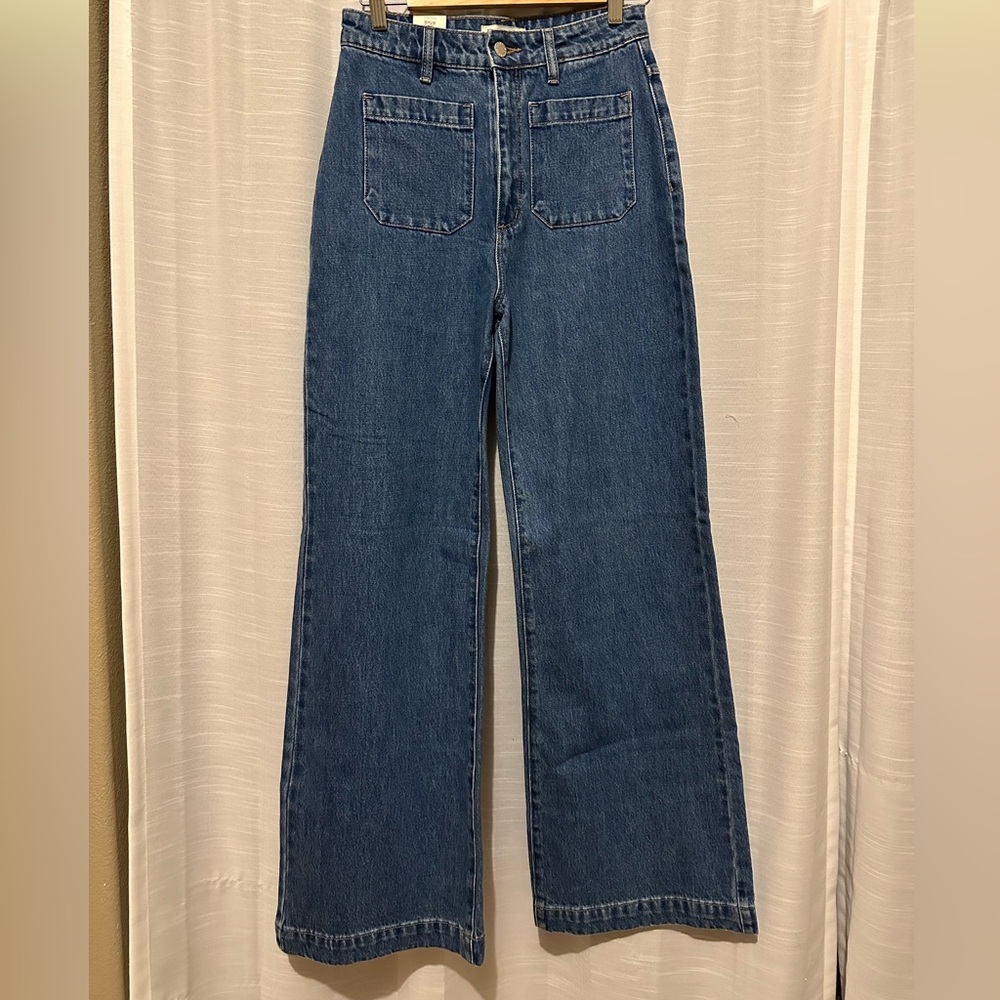 ROLLA'S Sailor Long Jean. Ashley Blue